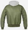 Hooded MA1 Bomber Jacket