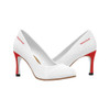 Original Wakerlook Women's white and red heels-DELETED-1613783381