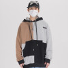 Hip Hop Hoodie Sweatshirt Color Block Patchwork Streetwear Hoodie