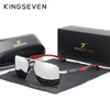 Square Aluminum Frame Male Sun Glasses
