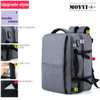Business Travel Double Compartment Backpacks