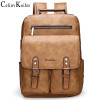 Anti theft Leather Backpack