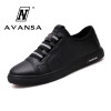 Glossy Leather informal Shoes Banquet Light Erkek Ayakkabi Men Leisure Shoes Resistant Male Hook&Loop Casual Sports Footwear|Men's Casual Shoes|