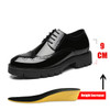 Misalwa Platform High Heel 4/7/9 CM Height Increase Casual Men Brogue Patent Leather Shoe Man Oxford Dress Shoes Elevator Formal|Men's Casual Shoes|