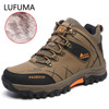Winter Leather Ankle Boots Men Casual Shoes Outdoor Waterproof Work Tooling Mens Hiking Boots Sneakers Warm Military Snow Boots|Work & Safety Boots|