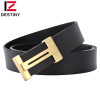 DESTINY Luxury Belt Men Famous Brand Designer Male Genuine Leather Strap High Quality Fashion Classice Vintage Belts Gold Silver|Men's Belts|