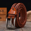 DINISITON braided leather belt For Men's Belts 4.0CM Width Luxury Genuine Leather Cow Straps Hand Knitted Designer Strap BZ201|Men's Belts|