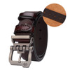 BISON DENIM Men Belt For Men Cowskin Genuine Leather Personality Men belt Buckle Quality Male Brown Strap Vintage Jeans N71223| |