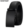 WOWTIGER Fashion Designers Men Automatic Buckle Leather luxury Belt Business Male Alloy buckle Belts for Men Ceinture Homme|belt for men|designer belts for menfashion belts for men