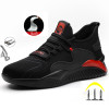 Drop Shipping Men's Steel Toe Cap Protective Work Shoes Outdoor Anti Smashing Shoes Men Puncture Proof Safety Shoes Sneakers|Work & Safety Boots|