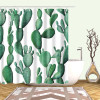 Tropical Cactus Shower Curtain Polyester Fabric Bath Curtain For The Bathroom Decoration Multi Size Printed Bathroom Accessories|Shower Curtains|