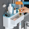 3 Color Bathroom Accessories Toothbrush Holder