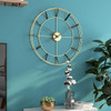 Large Round Metal Wall Clock