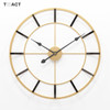 Large Round Metal Wall Clock