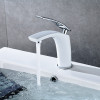 Basin Faucet White Single Holder