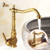 Antique Brass Kitchen Faucet