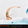 Bathroom Gold Basin Faucet