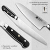 Chef Knife 3 Layer 440C Core Clad Steel