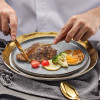 Luxury Silver Gold Cutlery Set