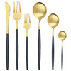 Gold Matte Flatware Cutlery Set