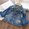 Menoea Girls Denim Outerwear 2020 New Autumn Style Kids Clothes Cartoon Coat Embroidery Children Horse Printed Clothing Jacket|Jackets & Coats|
