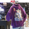 LAPPSTER Men Streetwear Casual Cat Hooded Hoodies 2020 Mens Hip Hop Harajuku Sweatshirts Male Korean Fashions Black Hoodie INS|Hoodies & Sweatshirts|