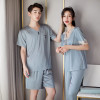 Silk Pajama Sets Sleepwear Suits Short Couples Pyjamas Male Satin Men's Pajamas Casual Sleepwear Men's Summer XXXL|Men's Pajama Sets|