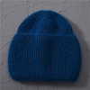 Autumn Winter Rabbit Hair Winter Hat Warm Beanies Hats Casual Women Solid Adult Cashmere Knitted Beanie Hat with Bright Wire|Men's Skullies & Beanies|