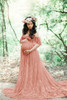 Long Maternity Photography Props Pregnancy Dress Photography Maternity Dresses For Photo Shoot Pregnant Dress Lace Maxi Gown |Dresses|