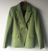 TOP QUALITY New Fashion 2020 Designer Blazer Jacket Women's Double Breasted Metal Lion Buttons Blazer Outer size S XXXL|blazer jacket women|button blazerblazer fashion