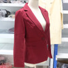 PEONFLY Ladies Blazers New Fashion Single Button Blazer Women Suit Jacket bule/red Blaser Female Blazer Femme|female blazers|ladies blazersladies fashion blazers