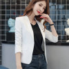 PEONFLY 2020 Blazer Femme Jackets Women Blazer Long Sleeve Blazers Solid Single Button Coat Slim Office Lady Jacket Female Tops|Blazers|