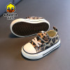 Babaya Baby Girl Shoes 2020 Autumn Low cut Leopard Pattern Fashion Wild children Girls Baby Casual Canvas Shoes 1 3 Years Old|First Walkers|