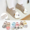 1 Pair Fashion Baby Girls Boys Cute Cartoon Non slip Cotton Toddler Floor Socks Animal pattern First Walker Shoes for Newborns|First Walkers|