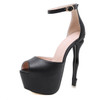 2020 Women Pumps Open Peep Toe Platform Beauty Buttocks High Heeled Shoes Women Heels Party Wedding Dress Super High Heel Shoes|Women's Pumps|