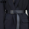 2021 New Spring Summer Black Ribbon Buckle Split Joint Personality Long Belt Women Fashion Tide All match JR962|Men's Belts|