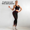 3 Piece Women Yoga Sets Fitness Sport Wear Leggings High Support Bra Crop Top Workout Clothes Gym Seamless Yoga Suits| |