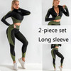 3 Piece Women Yoga Sets Fitness Sport Wear Leggings High Support Bra Crop Top Workout Clothes Gym Seamless Yoga Suits| |