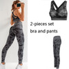 Women Gym Set Clothes 2 Piece Yoga Set Sports Bra and Leggings Jogging Seamless Workout Sports Tights Women Fitness Sports Suit|Yoga Sets|