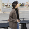 PEONFLY Vintage Single Breasted Women Blazer Korean Style Casual Long Sleeve Jacket Coat Formal Retro Office Work Outerwear|Blazers|