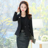 PEONFLY Fashion Women Blazer 2020 Casual Office Lady Work Pockets Jackets Coat Slim Korean Style Solid Women Blazer Femme Jacket|Blazers|