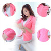 PEONFLY Ladies Blazer Long Sleeve Blaser Women Suit jacket Female Feminine Blazer Femme Pink Blue White Black Blazer Autumn|Blazers|