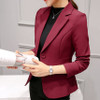 PEONFLY Ladies Blazer Long Sleeve Blaser Women Suit jacket Female Feminine Blazer Femme Pink Blue White Black Blazer Autumn|Blazers|