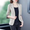One Button Notched Professional Female Jacket Suit Slim Formal Women Blazers And Jackets Plus Size Xxxxl Office Work Wear Clothe|Blazers|
