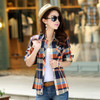 Ladies Tops Spring New Arrival Plaid Shirt Women Casual 100% Cotton Long Sleeve Blouses Shirts Clothing|plaid shirt women|long sleeve blouseladies tops
