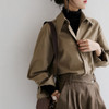 Coffee Blouse Women Spring Autumn Casual Solid Color Long Sleeve Shirt Women Korean Loose Shirt OL Style Workwear Plus Size S XL|Blouses & Shirts|