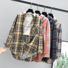 Women Blouses Shirts Tunic Womens Tops And Blouses 2020 Womenswear Long Sleeve Clothing Button Up Down Plaid New Fashion Casual|Blouses & Shirts|