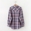 Women Blouses Shirts Tunic Womens Tops And Blouses 2020 Womenswear Long Sleeve Clothing Button Up Down Plaid Vintage Korean New|Blouses & Shirts|