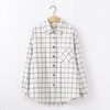 Women Plaid Shirts Female Pure Cotton Long Sleeves Blouses Tops Girl Fashion Comfortable Loose Female Casual Blouses|Blouses & Shirts|