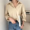 BGTEEVER All match Loose Female Shirts Blouses Single breasted Full Sleeve Female Shirts Tops 2020 Spring Summer Women Blusas|Blouses & Shirts|